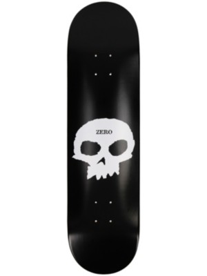Zero "zero single skull 8.0"" skateboard deck noir"