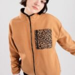 Vans "vans quinn mock zip hoodie marron"