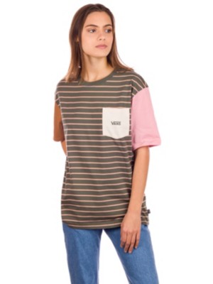Vans "vans striped pocket t-shirt vert"