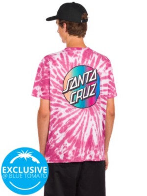 Santa cruz "santa cruz bt classic dot fade chest t-shirt tiedye"