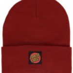 Santa cruz "santa cruz classic label beanie rouge"