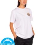 Santa cruz "santa cruz bt fall dye dot t-shirt blanc"