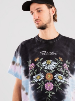 Primitive "primitive mini nuevo floral washed t-shirt tiedye"