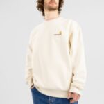 Carhartt wip "carhartt wip american script sweater marron"