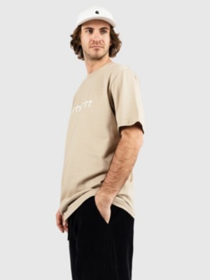 Carhartt wip "carhartt wip script t-shirt marron"