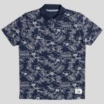 Quiksilver "quiksilver floral polo bleu"