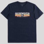Quiksilver "quiksilver lined up t-shirt bleu"