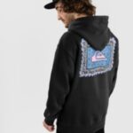 Quiksilver "quiksilver neon slab hoodie noir"