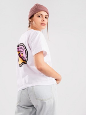 Quiksilver "quiksilver crop t-shirt blanc"