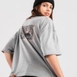 Quiksilver "quiksilver boyfriend crop t-shirt gris"