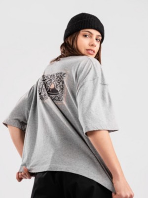 Quiksilver "quiksilver boyfriend crop t-shirt gris"