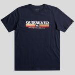 Quiksilver "quiksilver lined up t-shirt bleu"