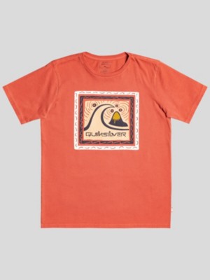 Quiksilver "quiksilver square bubble t-shirt orange"