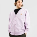 Converse "converse herringbone knit cardigan violet"