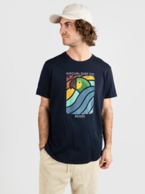 Rip curl "rip curl desti animals t-shirt bleu"