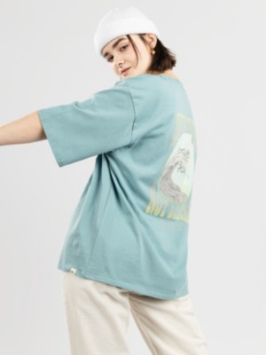 Rip curl "rip curl destroy waves heritage fit t-shirt bleu"