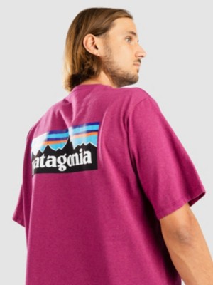 Patagonia "patagonia p-6 logo responsibili t-shirt rose"