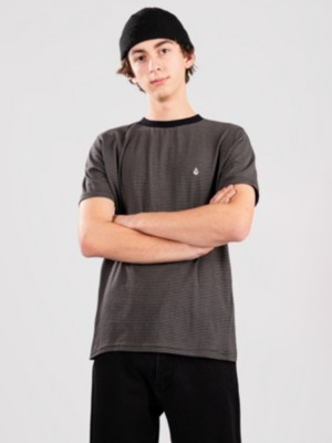Volcom "volcom slated stripe crew t-shirt noir"