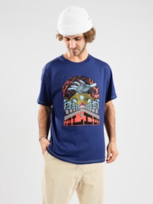 Volcom "volcom elzo durt fa t-shirt bleu"