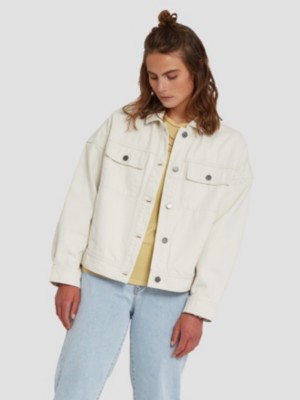 Volcom "volcom deelyght denim jacket blanc"