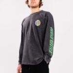Santa cruz "santa cruz bt mul fad scream hand long sleeve t-shirt noir"