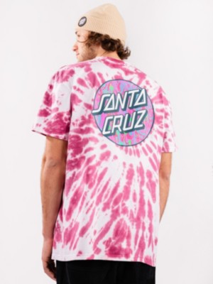 Santa cruz "santa cruz bt og classic spill dot t-shirt rouge"