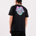 Santa cruz "santa cruz bt spill shroom dot t-shirt noir"