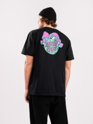 Santa cruz "santa cruz bt spill shroom dot t-shirt noir"