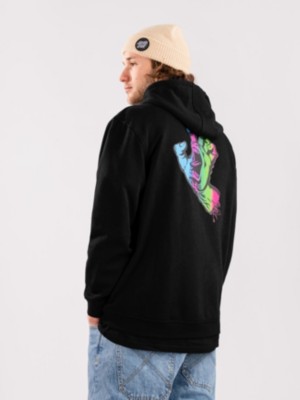 Santa cruz "santa cruz bt multi fade scream hand hoodie noir"