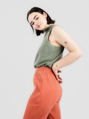 O'neill "o'neill rib mock neck tank top vert"