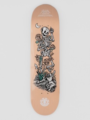 Element "element timber garden skeleton 8.0"" skateboard deck marron"