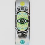 Element "element moondust appleyard 8.38"" skateboard deck à motifs"