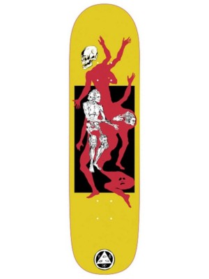Welcome "welcome magician on big bunyip 8.5"" skateboard deck jaune"