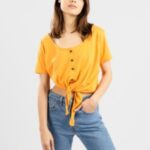 Billabong "billabong girly knit t-shirt jaune"