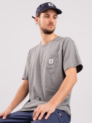 Element "element basic pocket label t-shirt gris"