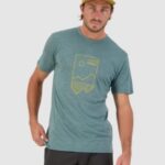 Mons royale "mons royale zephyr merino cool t-shirt noir"