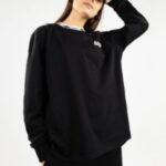 Huf "huf jacauard neck knit long sleeve t-shirt noir"