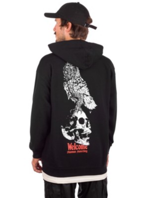 Welcome "welcome bird brain hoodie noir"