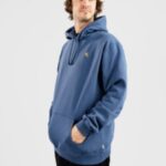 Cleptomanicx "cleptomanicx gullrider wash hoodie bleu"