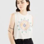 Volcom "volcom star shields crop tank top blanc"