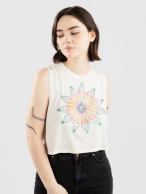 Volcom "volcom star shields crop tank top blanc"