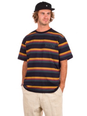 Welcome "welcome medius yarn dyed striped t-shirt à motifs"