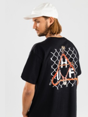 Huf "huf trespass triangle t-shirt noir"