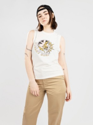 Hurley "hurley ahh washed muscle tank top blanc"