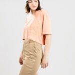 Huf "huf growth ss crop t-shirt rose"