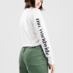 Huf "huf foil bar logo longsleeve t-shirt blanc"