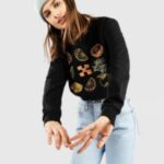 Vans "vans lizzie armanto bff long sleeve t-shirt noir"