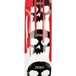 Zero "zero 3 skull with blood 8.125"" skateboard deck à motifs"
