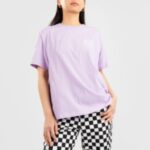 Santa cruz "santa cruz split strip wave dot t-shirt violet"