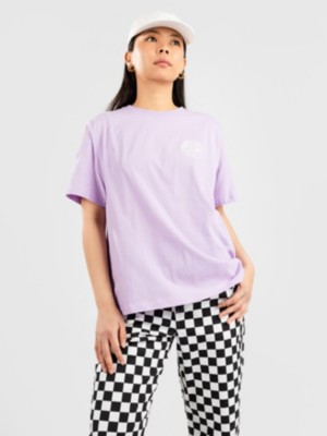 Santa cruz "santa cruz split strip wave dot t-shirt violet"